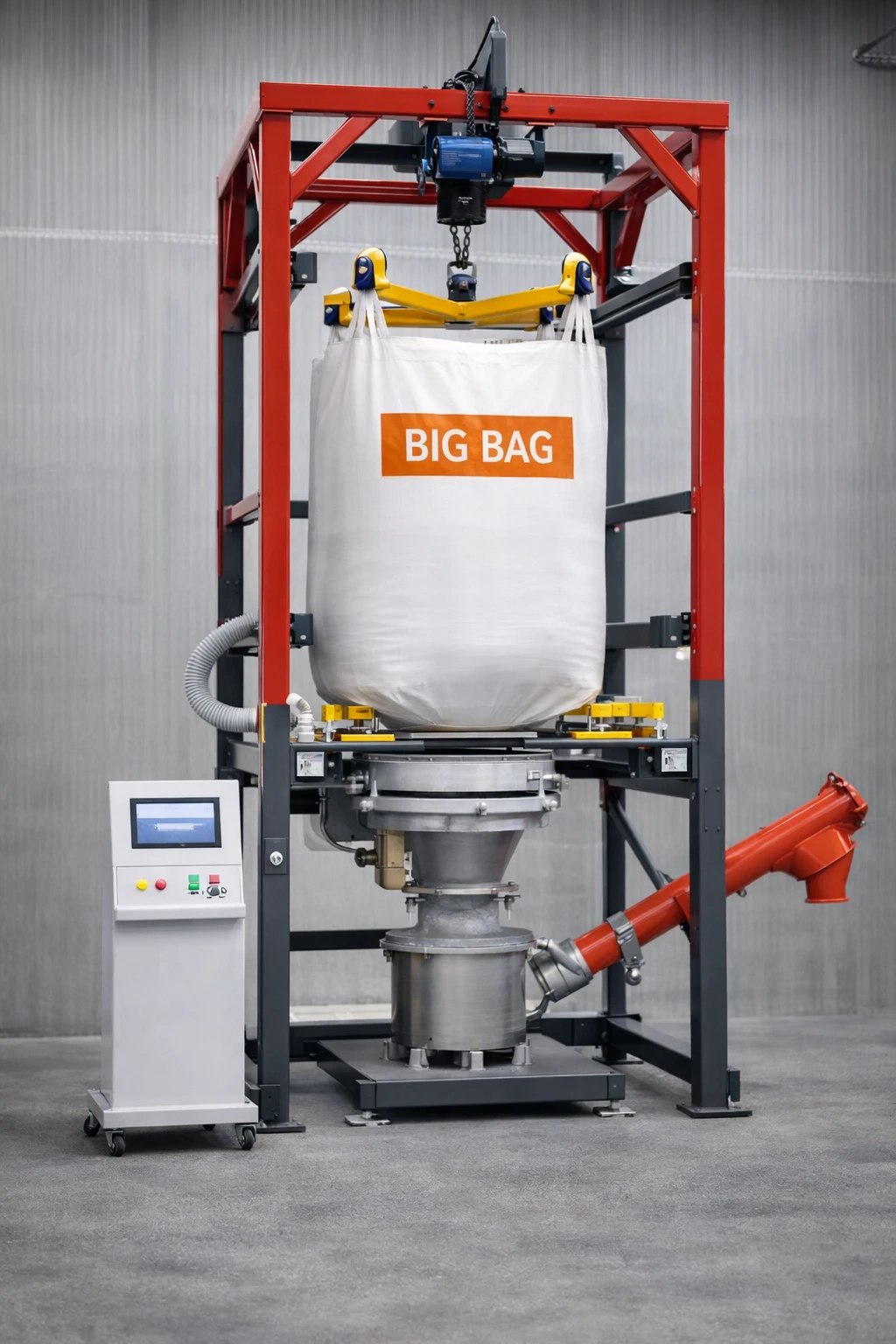 Makilus big bag boşaltma sistemi