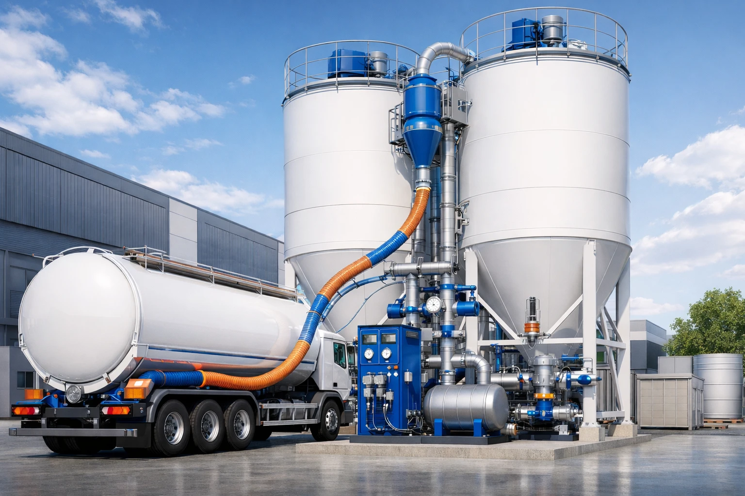 Makilus silo dolum sistemi